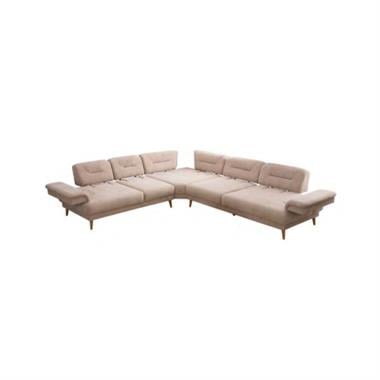 Karpet Köşe Koltuk Takımı 3LF RE 2RF A Serisi Fitilsiz Ahşap Ayak Modern L Koltuk