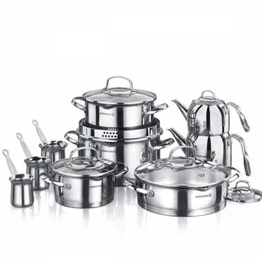 Korkmaz A1702 Steama 15 Parça Hiper Set