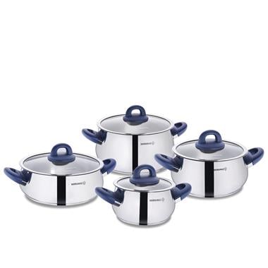 Korkmaz A1848-2 Bella Azura 8 Parça Tencere Seti
