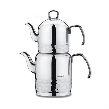 Korkmaz A227-01 Erna Çaydanlık Takımı Inox