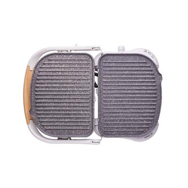 Korkmaz A324-15 Castron 1800 W Seramik Kaplamalı Tost Makinesi Vanilya / Ahşap