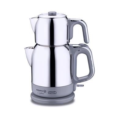 Korkmaz A331-10 Çaytema Elekt. Çaydanlık Inox/Gri