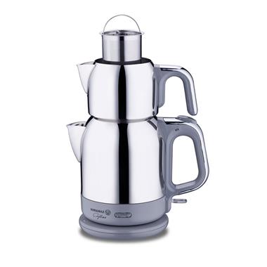 Korkmaz A331-10 Çaytema Elekt. Çaydanlık Inox/Gri