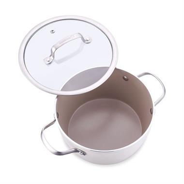 Korkmaz A3867 Nea Sera 7 Parça Seramik Tencere Seti Vanilya