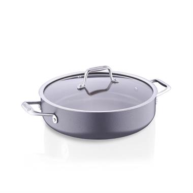 Korkmaz Boena 28x7,5 cm Kısa Tencere – Seramik Kaplama, Çizilmeye Dayanıklı