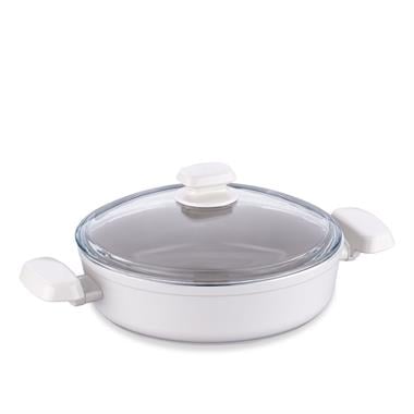 Korkmaz Ornella Sera Vanilya Kısa Tencere 26x7 cm 3,5 Litre