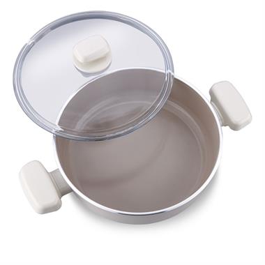 Korkmaz Ornella Sera Vanilya Kısa Tencere 26x7 cm 3,5 Litre