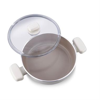 Korkmaz Ornella Sera Vanilya Kısa Tencere 28 cm 4 Litre (A3976)