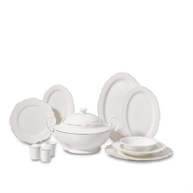Korkmaz A8241 Eliza Collection Bone 60 Parça Yemek Takımı