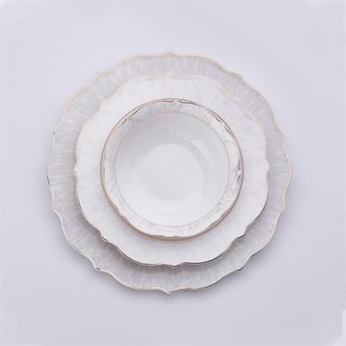 Korkmaz A8279 Eliza Coll. 60 Parça Yuvarlak Yemek Takımı