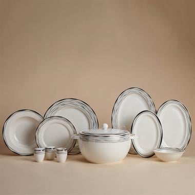 Korkmaz A8360 Perla Coll. 60 Parça Yuvarlak Yemek Takımı