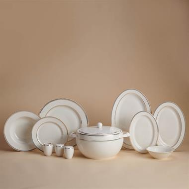 Korkmaz A8361 Perla Coll. 60 Parça Yuvarlak Yemek Takımı