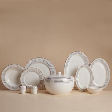Korkmaz A8378 Perla Coll. 60 Parça Yemek Takımı (Yuvarlak)