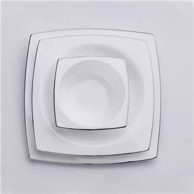 Korkmaz A8458 Bone Selection 60 Parça Kare Yemek Takımı