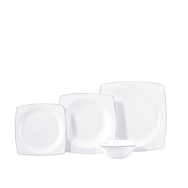 Korkmaz A8458 Bone Selection 60 Parça Kare Yemek Takımı