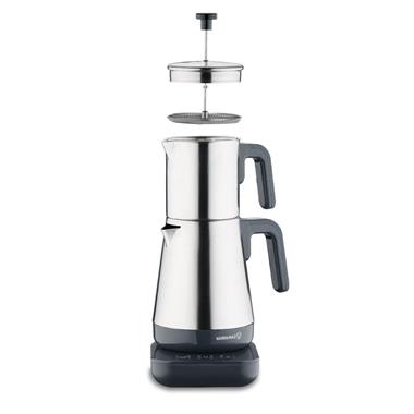 Korkmaz A850-01 Moderna Elektrikli Çaydanlık Gri/Satin