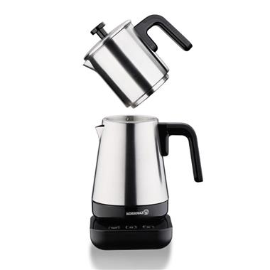Korkmaz A850-01 Moderna Elektrikli Çaydanlık Gri/Satin