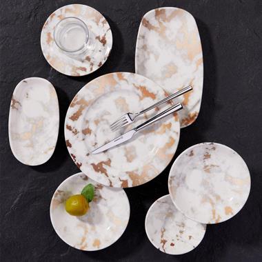 Korkmaz A8745 Doğa Coll.26 Parça Kahvaltı Takımı