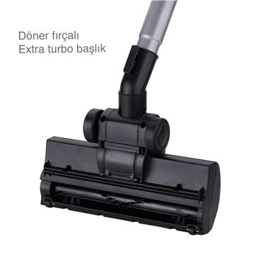 Korkmaz A902-01 Cosmos Premium Elektrik Süpürgesi Antrasit/Siyah