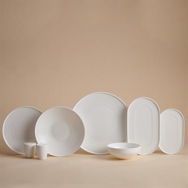 Korkmaz A9810 Vera Collection 30 Parça Yemek Takımı Beyaz