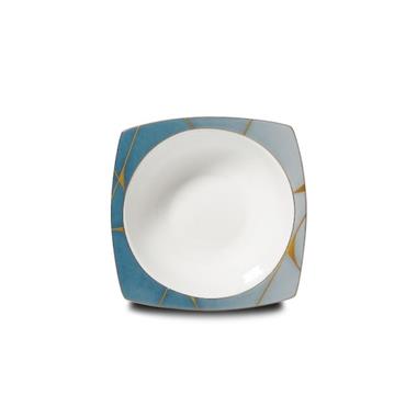 Korkmaz Bone Selection 60 Parça Kare Yemek Takımı