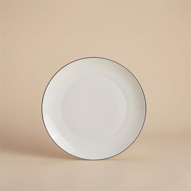 Korkmaz A8186 Lidya Coll. 60 Parça Oval Yuvarlak Yemek Takımı Platin