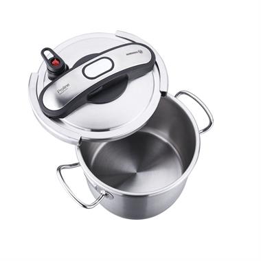 Korkmaz Proline 6 Lt Paslanmaz Çelik Düdüklü Tencere A177