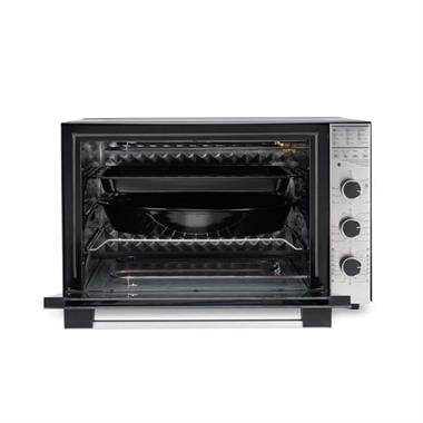 LUXELL LX-9655 70 Litre Siyah Mini Fırın – 15 Fonksiyonlu