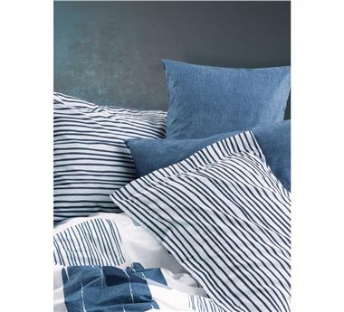 Modern Tek Kişilik Nevresim Takımı Solito Indigo