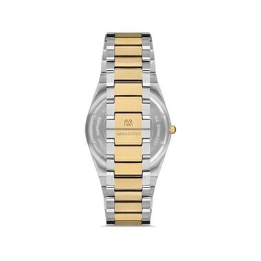 Momentus MM.EM345T-11SG Crown Master Kadın Kol Saati Çelik & Altın Ultra İnce