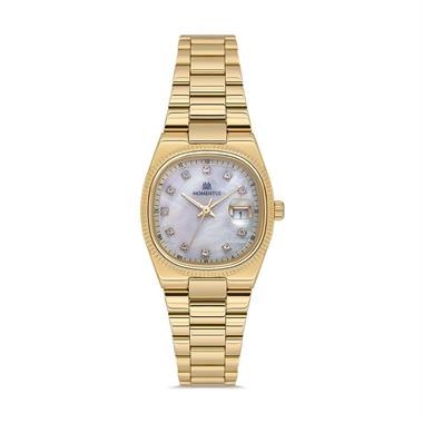 Momentus Shiny Star SS262G-09SG Gold Taşlı Kadın Kol Saati
