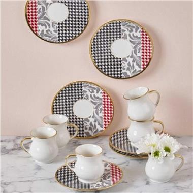 Neva N3250 Berry 6 Kişilik Kahve Fincan Takımı