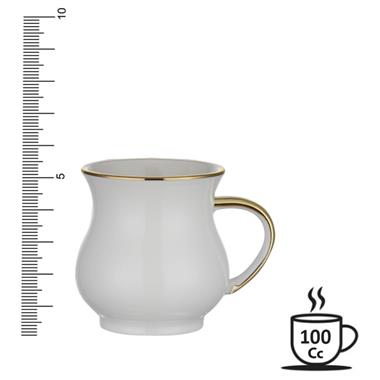 Neva N3251 Marble Plus 6 Kahve Fincan Takımı