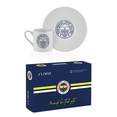 Neva N3421 Fenerbahçe Logo 2li Kahve Fincan Takımı