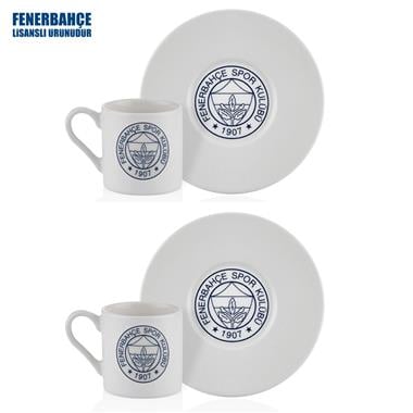 Neva N3421 Fenerbahçe Logo 2li Kahve Fincan Takımı