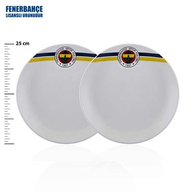 Neva N3428 Fenerbahçe Klasik Logo 2li Servis Tabağı