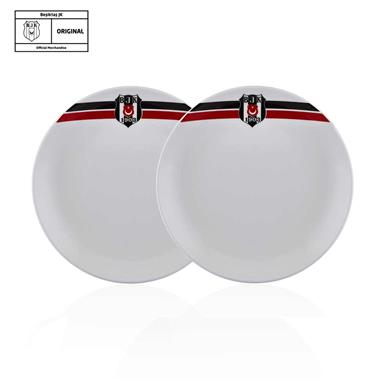 Neva N3429 Beşiktaş Çizgili 2li Servis Tabağı