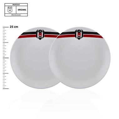 Neva N3429 Beşiktaş Çizgili 2li Servis Tabağı