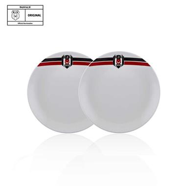 Neva N3431 Beşiktaş Çizgili 2li Pasta Tabağı