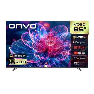 ONVO 85VQ90F3UA 85 FRAMELESS ULTRA HD QLED GOOGLE TV