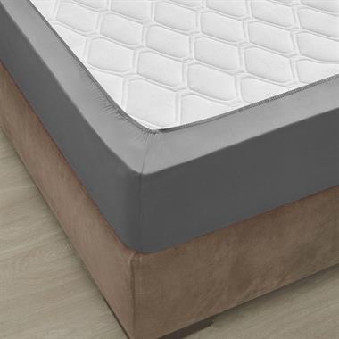 Özdilek Colourist Silver Tek Kişilik Pamuk Lastikli Çarşaf 100x200+30 cm