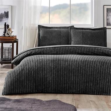 Özdilek Çift Kişilik Pamuklu Fitted Ranforce Nevresim Takımı 220x240 cm Antrasit