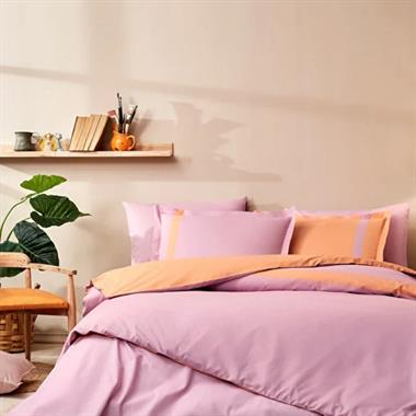 Özdilek Colour Stripe Ranforce Tek Kişilik Nevresim Takımı 160x220 Pembe