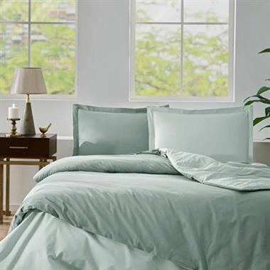 Özdilek Colourist Çağla Nil Çift Kişilik %100 Pamuk Nevresim Takımı 200x220 cm