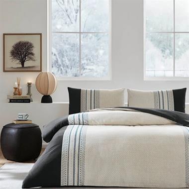 Özdilek Cool Line Bej Çift Kişilik Pamuklu Nevresim Takımı 195x215