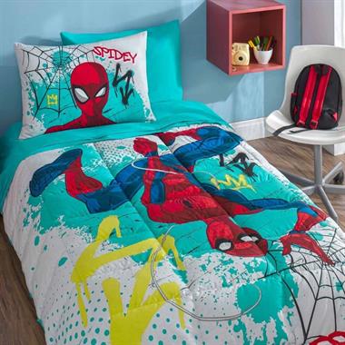 Özdilek Dsny Spidey Hero Tek Kişilik Pamuklu Uyku Seti - Yeşil
