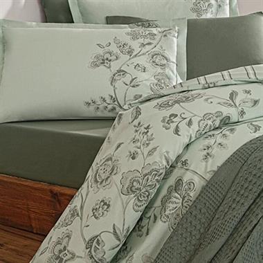 Özdilek Fresque Çift Kişilik Pamuk Pikelı Nevresim Takımı 200x220 Yeşil