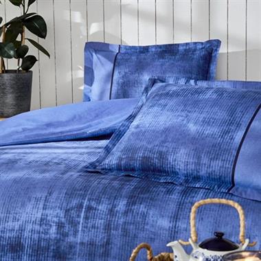 Özdilek Horizon Fitted Pamuklu Tek Kişilik Nevresim Takımı 160x220 Mavi