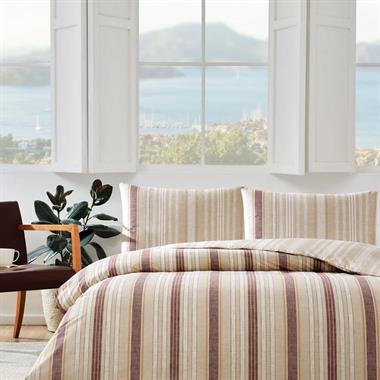 Özdilek Linea Nova Çift Kişilik %100 Pamuk Nevresim Takımı 200x220 cm Krem