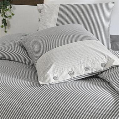 Özdilek Natural Line %100 Pamuk Ranforce Çift Kişilik Nevresim Takımı 200x220 cm Gri